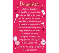 Regal Publishing Traditional Keepsake Card Daughter - 54 x 85 mm