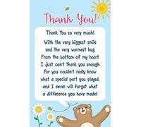 Regal Publishing Traditional Keepsake Card Thank You - 54 x 85 mm