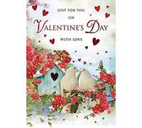 Regal Publishing Traditional Valentines Day Card Open - 9 x 6 inches