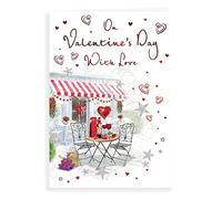 Regal Publishing Traditional Valentines Day Card Open - 9 x 6 inches C88280