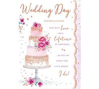 Regal Publishing Wedding Card Wedding Day - 10 x 7 inches