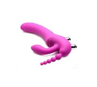Regal Rider Vibrating Strapless Triple G Dildo