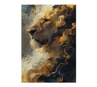 Regal Roar Detailed Wooden Jigsaw Puzzle for Adults, 300 PCS
