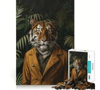 Regal Tiger Botanical 1000 Piece Jigsaws for Teenagers Puzzle Smart Game Group Play Image Assembly Wall Art Decor (50x75cm)