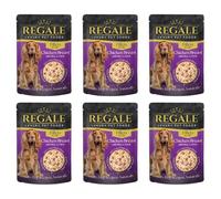 Regale Fillets in Jelly Dog Food - Chicken Breast with Rice & Liver - This Luxurious Recipe Will Have Your Furry Friend Barking With Delight - Pack of 6 x 100g