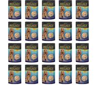 Regale Fillets in Jelly Dog Food - Tuna Loin with Rice & Mackerel - This Luxurious Recipe Will Have Your Furry Friend Barking With Delight - Pack of 20 x 100g