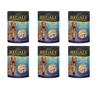 Regale Fillets in Jelly Dog Food - Tuna Loin with Rice & Mackerel - This Luxurious Recipe Will Have Your Furry Friend Barking With Delight - Pack of 6 x 100g