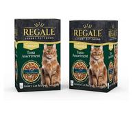REGALE Luxury Cat Food Terrines, Tuna Assortment with Oceanfish, 100% Natural Ingredients, Slow-Cooked, 12 Pouches
