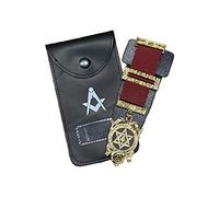 Regalia Store UK Real Leather Masonic Breast Jewel Holder