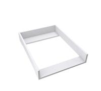 regalik Changing Top for IKEA Koppang, Changing Table Topper for 46 cm Dressers, Removable Changing Unit, Straight Front Panels, White, 72cm x 54cm
