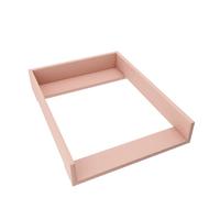 regalik Changing Top for IKEA Malm, Changing Table Topper for 48 cm Dressers, Removable Changing Unit, Straight Front Panels, Pink, 72cm x 54cm