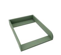 regalik Changing Top for IKEA Malm, Changing Table Topper for 48 cm Dressers, Removable Changing Unit, Rounded Front Panels, Green, 72cm x 54cm