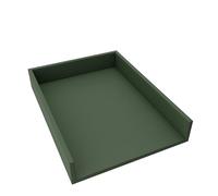 regalik Universal Changing Top, Changing Table Topper for Dressers of Any Width, Removable Changing Unit, Straight Front Panels, Green, 72cm x 54cm