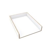 regalik Universal Changing Top, Changing Table Topper for Dressers of Any Width, Removable Changing Unit, Straight Front Panels, White Plywood, 72cm x 54cm