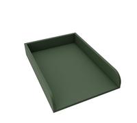 regalik Universal Changing Top, Changing Table Topper for Dressers of Any Width, Removable Changing Unit, Rounded Front Panels, Green, 72cm x 54cm