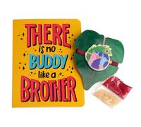 Regalo Casila Rakhi for Brother From Sister, Rakshabandhan Combo Set Special Greeting Card, Roli Chawal, and Lord Krishna Flute and Peacock Feather Magnetic Rakhi, One Size, Silicone