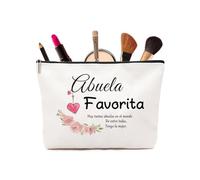 Regalo de la Abuela - Bolsa de Maquillaje Personalizada Pequeña y Elegante, EL Neceser Perfecto para la Abuela, Ideal para los Días Especiales y para EL USO Diario, Grandma 01, Grandma 01