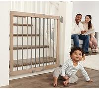 Regalo Heritage and Home Wooden Extra Wide Stairway and Hallway Walk Through Baby Safety Gate with Mounting Kit