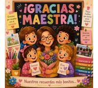 Regalo Maestra Infantil: Libro de recuerdos para completar, cada niño/a tendrá 2 páginas especiales para dedicatorias, recuerdos, fotos y pequeños dibujos
