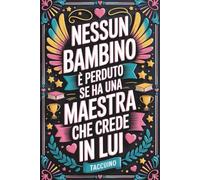 Regalo maestra: Quaderno personalizzato per insegnante | Formato A5 | Natale, scuola dell’infanzia o primaria