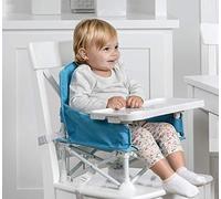 Regalo My Chair 2-in-1 Portable Travel Booster Seat & Activity Chair, Bonus Kit Includes, Oversized Removable Tray with Cup Holder, Travel Case, Aqua