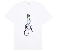 Regalo para guitarrista Retro - guitarra Clave de sol Comfort Colors Adult Heavyweight T-Shirt