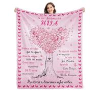 Regalo para Hija, Daughter Gifts from Mom in Spanish,Regalo para Mi Hija, Regalo Hija Cumpleanos, Menta para Hija De Mama Papa, Regalo De Graduacion para Mi Hija Throw Blanket 60inx50in