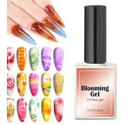 Regalo Para Madres, Hijas, Parejas Y Mujeres | Gel De Floración | 15 ml Efectos De Difusión De Esmalte Floreado, Secado Rápido Para Diseños Artísticos De Uñas, Accesorios Para Salones,