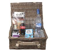 Regalo Personalised Couples Vodka Hamper | Engraved Highball Glass Pair, 35cl Vodka & 3 x 5cl Miniatures | For Him & Her | 40% ABV | 18+