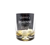 Regalo Personalised Dimple Glass Tumbler - Disaronno Design (No Gift Box)