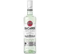Regalo Personalised Engraved Bottle of Bacardi Carta Blanca White Rum 70 dd Your Own Message, Laser Etched onto the Glass | Up to 40 Characters, Choice of Font | 37.5% ABV | 18+ (No Gift Box)