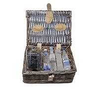 Regalo Personalised Vodka Gift Hamper, Engraved Glass, 4 x 5cl, 40% ABV | Laser-engraved 9oz dimple glass with a custom name or message, plus four 5cl vodka miniatures; 40% ABV. Adults 18+.