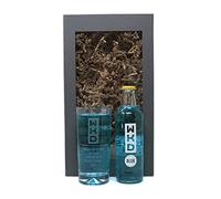 Regalo Personalised WKD Design Glass & Blue 275ml (Presentation Gift Box) | Regalo WKD Design Gift Set: Personalised 300ml Highball Glass & WKD Blue 275ml, 3.4% ABV; Grey Presentation Box