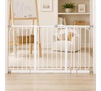 Regalo Wide Span Walk Through Safety Gate Pressure Mount with 3 Included Extension Kits (148 cm)