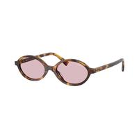 Miu Miu MU 04ZS 14L4I0 Woman Sunglasses Acetate Turtle Pink Round Normal