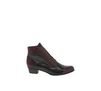 Regarde Le Ciel Stefany 123 Womens Victorian Lace Up Leather Ankle Boots - EU 38, Wine
