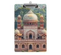 Regarding India Clipboard, A4 Acrylic Clipboards with Hanging Hook, Ultra Lightweight & Shatterproof Writing Board for Office, Nurses, 8.5" X 12.5"