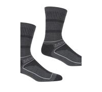 Regatta 2 Pack Samaris 3 Season Walking Sock in Jet Black | Size: 3-5 Regatta Jet Black 3-5