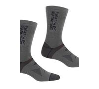 Regatta Adult's 2 Pair Wool Hiker Socks Briar/Navy 6-8