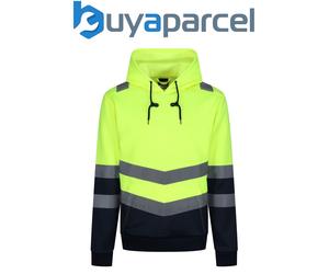 Regatta 200 50 Overhead Hoodie Yellow Small High Viz Hi Vis Hoody TRF663 200 50