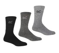 Regatta Mens 3 Socks/Box Warm Long Ankle Support Socks - Grey Marl, Sgl RMH018 906000