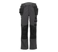 Regatta 4TEX slate grey/black holster slim fit stretch work trousers TRJ447