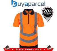 Regatta 5LV 50 Wicking Polo Shirt High Viz Hi Vis Orange Small TRS189 5LV 50