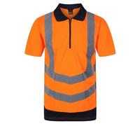 Regatta 5Lv 95 Wicking Polo Shirt High Viz Hi Vis Orange Xxxl Trs189 5Lv 95