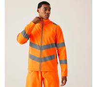 Regatta Mens Pro Contract Ablaze 2 Layer Hi-Vis Soft Shell Jacket (L) (Orange)