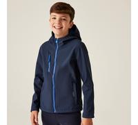 Regatta Ablaze Hooded Softshell Jacket in Mid Navy | Size: 3-4 Years Regatta Mid Navy 3-4 Years