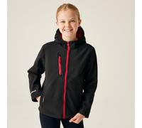Regatta 'Ablaze' Hooded Softshell Jacket in Red | Size: 3-4 Years Regatta Red 3-4 Years