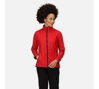 Regatta Ablaze red/black women's waterproof breathable stretch softshell jacket