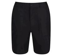Regatta Professional Men's Action Shorts TRJ332 Multi-pocket, Water-repellent, Hardwearing Black 30"