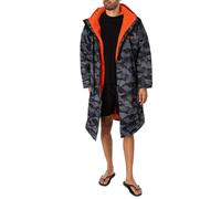 Regatta Unisex Waterproof Dry Robe (Grey / Black Camo) Grey / Black Camo